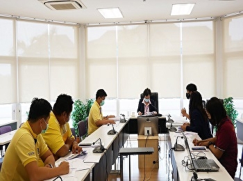วิทยาลัยการจัดการอุตสาหกรรมบริการ
จัดประชุมโครงการปรับปรุงห้องสันทนาการเพื่อการศึกษา
(Co-working Space) ครั้งที่ 3/2564